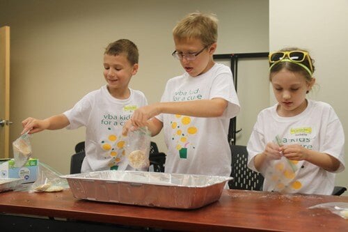 sorting baked goods